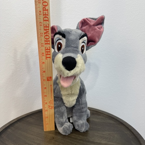 Disney Store Tramp Plush Lady and the Tramp 14" Stuffed Animal Dog‎ Authentic - Picture 2 of 11